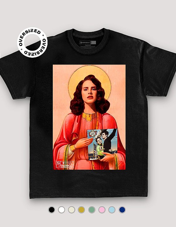 Camiseta Oversized Lana Del Rey - Sensorial, camisetas exclusivas, compre  online