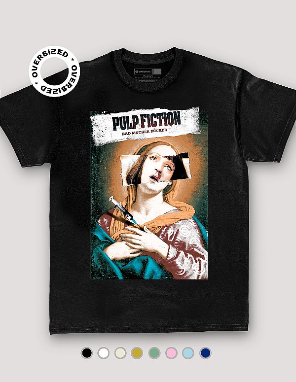 Camiseta Oversized Pulp Fiction