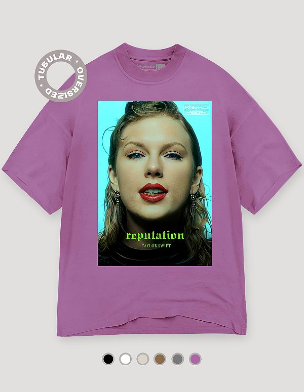 Camiseta Tubular Taylor Swift Reputation Face - Sensorial, camisetas  exclusivas, compre online