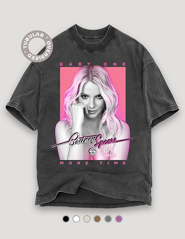 Camiseta Oversized Tubular Britney Spears