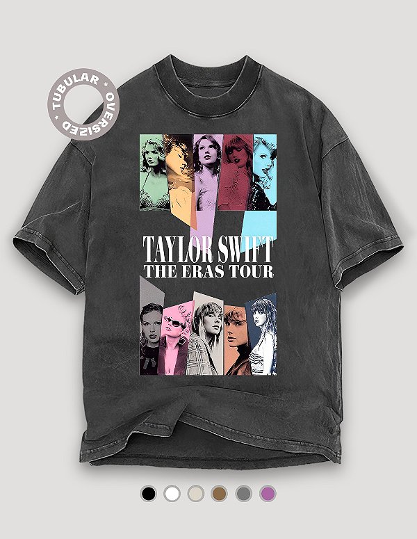 Camiseta Oversized Tubular Taylor Swift Tour 2023 - Outlet