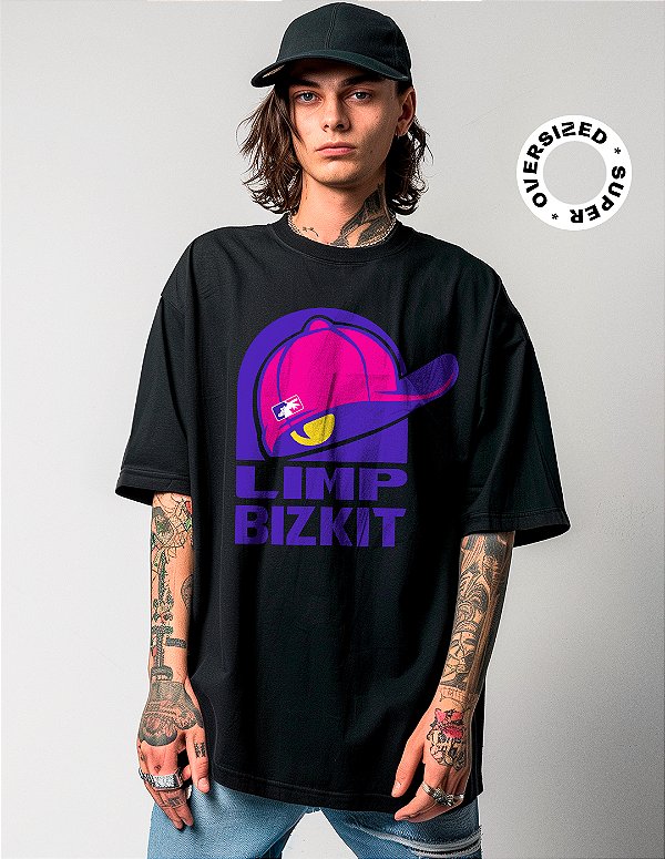 Camiseta Oversized Super Limp Bizkit