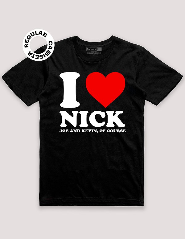 Camiseta Tradicional Ilove Nick Jonas Brothers