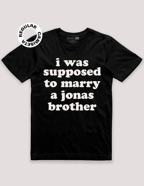 Camiseta Tradicional Marry Me Jonas Brothers