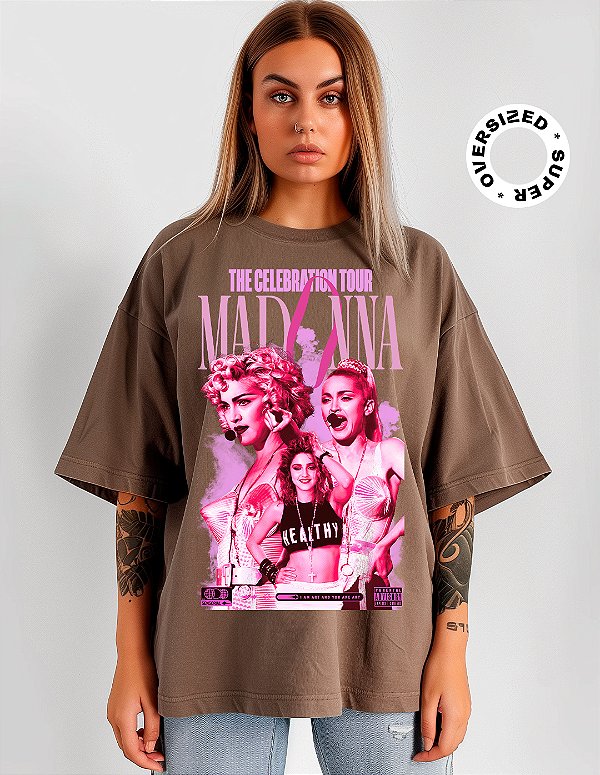 Camiseta Oversized Super Madonna Eternally
