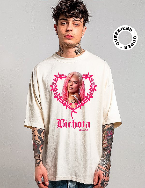 Camiseta Oversized Super Karol G Contigo
