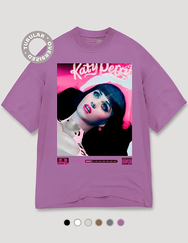 Camiseta Oversized Tubular Katy Perry Teenage Dream