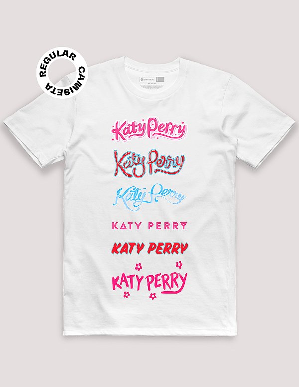 Camiseta Tradicional Katy Perry Eras