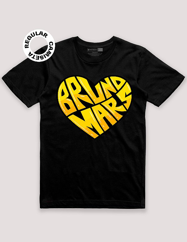 Camiseta Tradicional Bruno Mars Mars In The