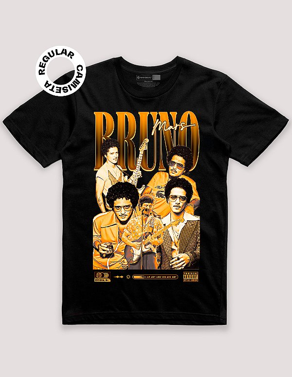 Camiseta Tradicional Bruno Mars Finesse Flow