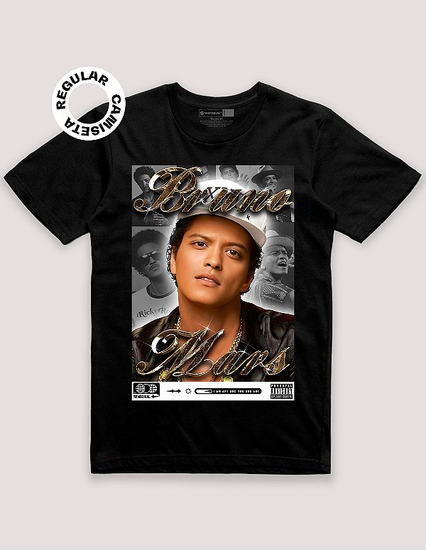 Camiseta Tradicional Bruno Mars