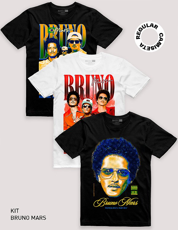 Kit com 3 peças Regular Bruno Mars #1