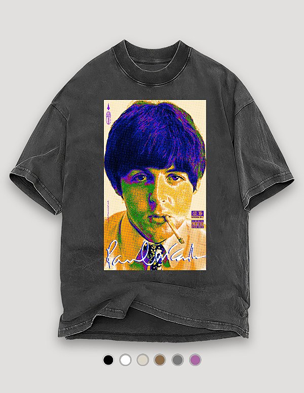 Camiseta Oversized Tubular Paul McCartney The Beatles