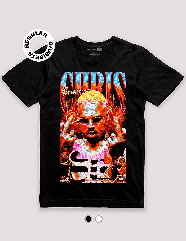 Camiseta Tradicional Chris Brown Indigo Vibes