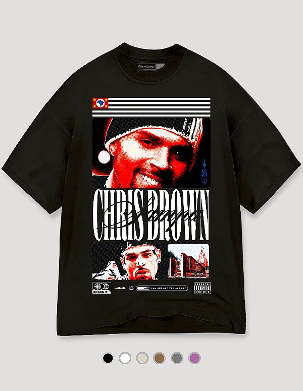 Camiseta Oversized Tubular Chris Brown Sampa