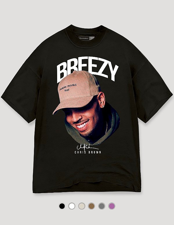 Camiseta Oversized Tubular Chris Brown Era Breezy