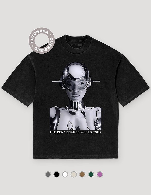 Camiseta Oversized Estonada Beyoncé The Renaissance World Tour - BF
