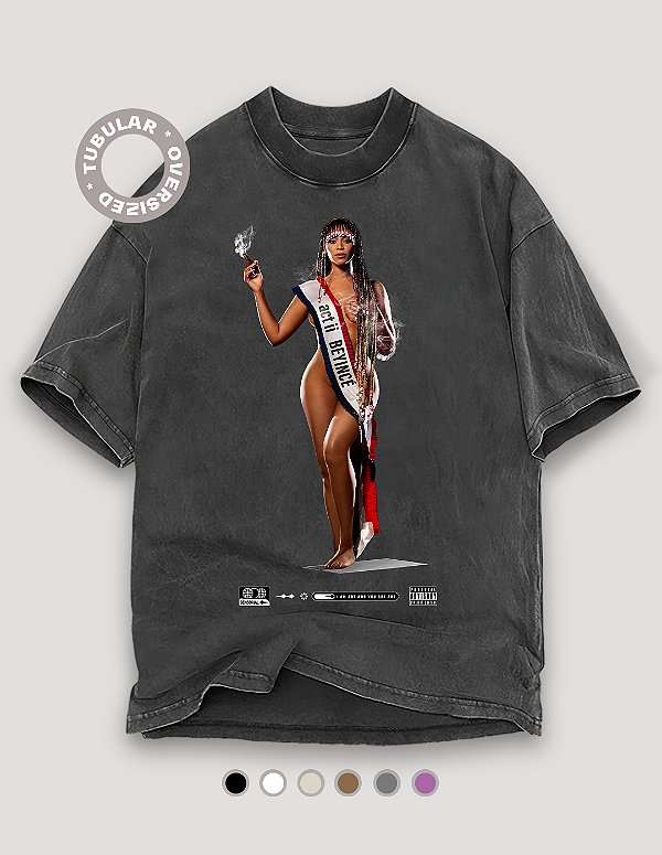 Camiseta Oversized Tubular Beyoncé Act ii - BF