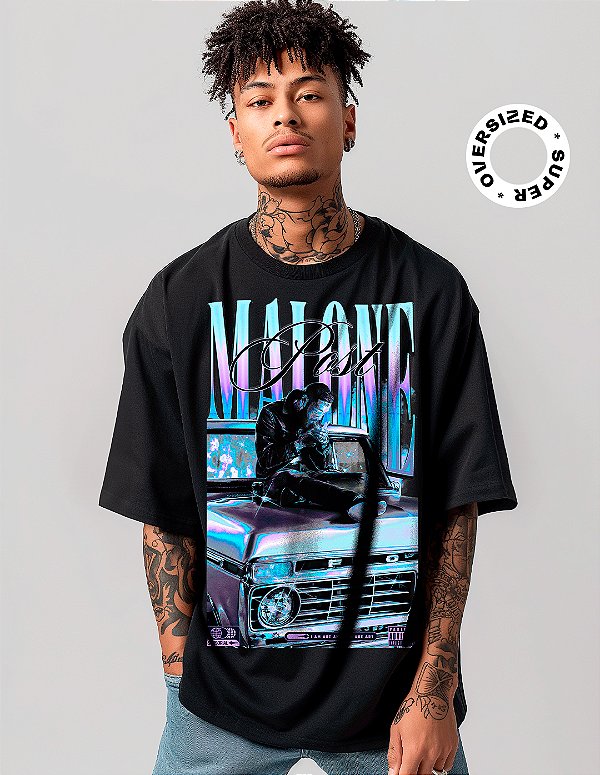 Camiseta Oversized Super Post Malone F-1TRILLION