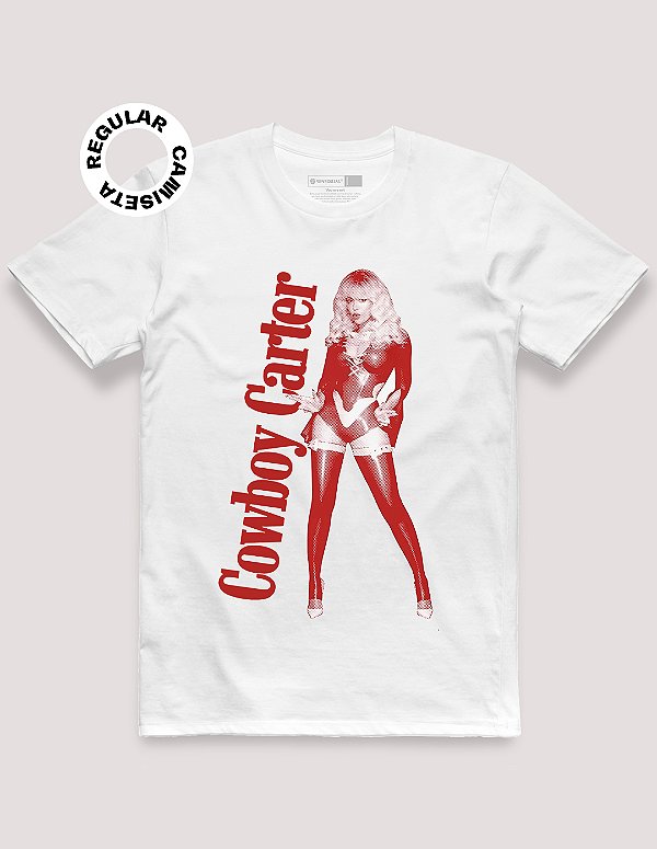 Camiseta Tradicional Beyoncé Cowboy Carter Texas - BF