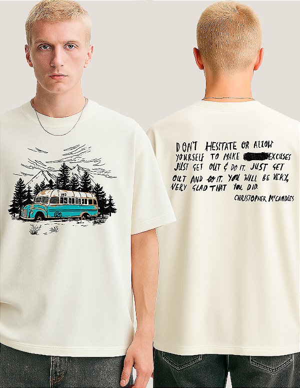 Camiseta Oversized Super Na Natureza Selvagem