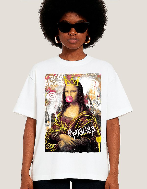 Camiseta Oversized Super Mona Lisa