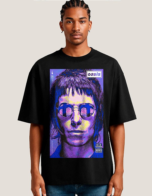 Camiseta Oversized Super Oasis Liam Gallagher