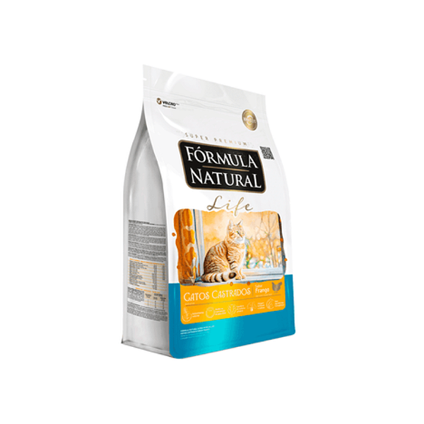Fórmula Natural Life Super Premium Para Gatos Castrados Sabor Frango 1kg