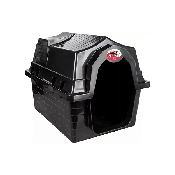 Casinha De Cachorro Jel Plast Nº 1 - Black