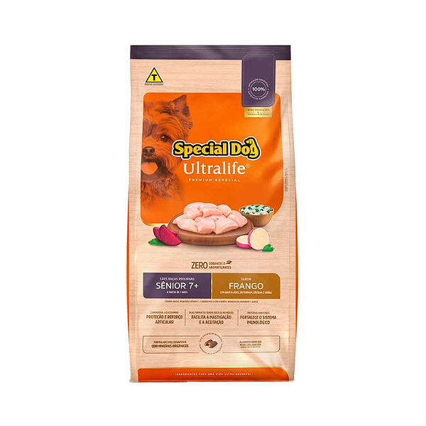 Ração Special Dog Ultralife Sênior para Cães de Raças Pequenas 7+ Sabor Frango 15kg