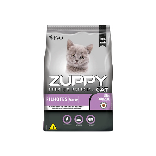 Zuppy Cat Premium Especial Filhotes Sabor Frango 1kg