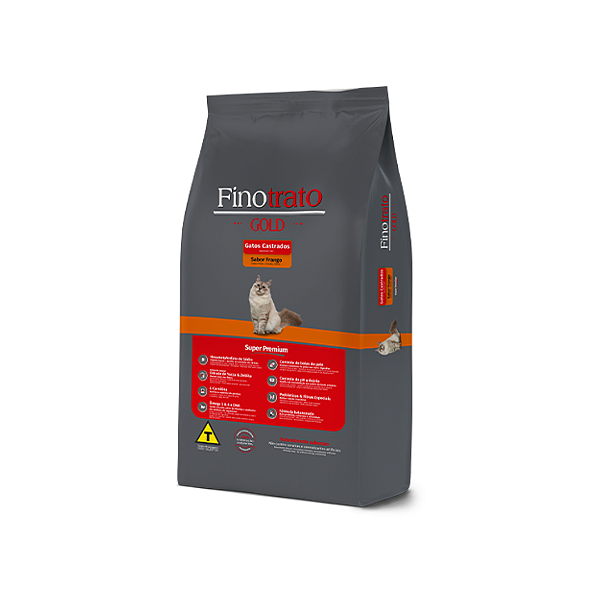 Finotrato Gold Frango Gatos Castrados 1kg