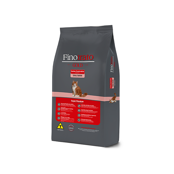 Finotrato Gold Salmao Gatos Cast. 1kg