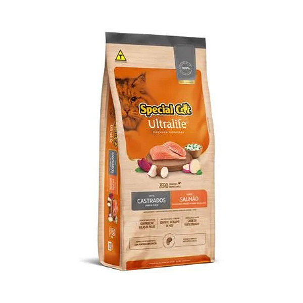 Special Cat Ultralife Castrados Salmao 10,1kg