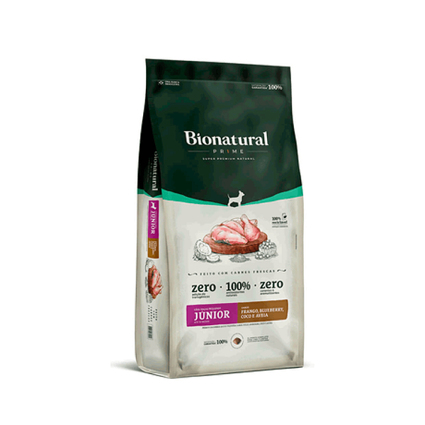 Ração Bionatural Prime Cães Filhotes Raças Pequenas Frango 2,5kg