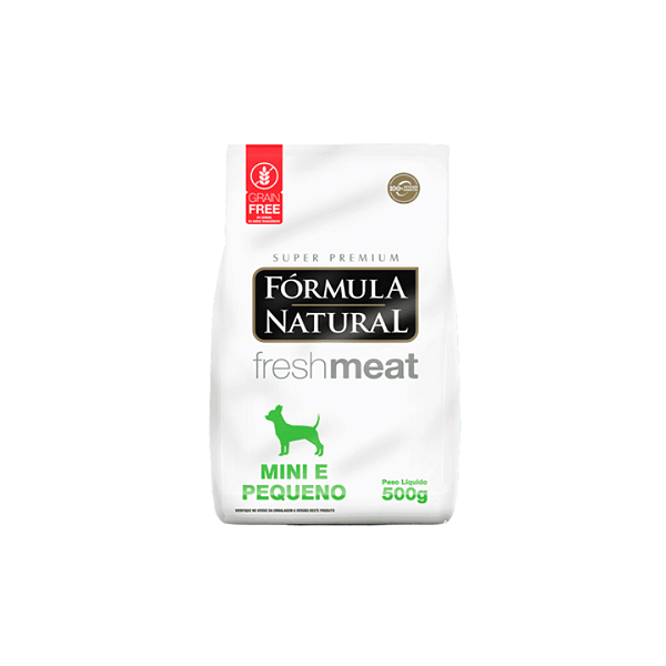 Ração Fórmula Natural Fresh Meat Cães Filhotes Portes Mini e Pequeno Frango 500g