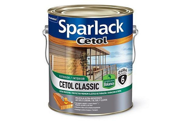 Verniz Sparlack Cetol Classic Balance Acetinado Canela 3,6L - Coral