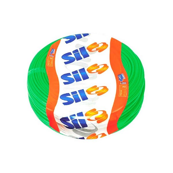 Cabo Flexível 750V 10mm 1 Metro Verde - SIL