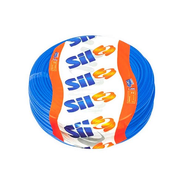 Cabo Flexível 750V 16mm 1 Metro Azul - SIL