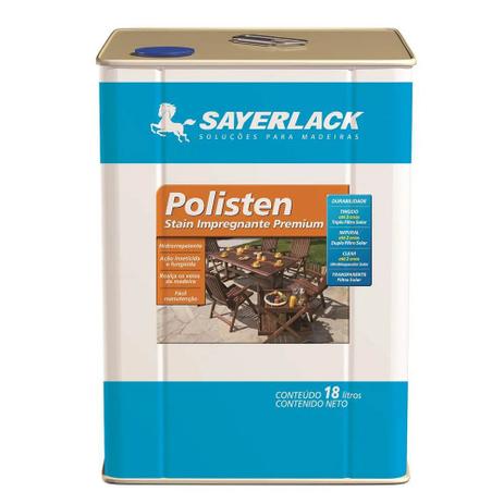 Verniz Stain Impregnante Polisten Transparente 18L - TS.3201.00LT - SAYERLACK