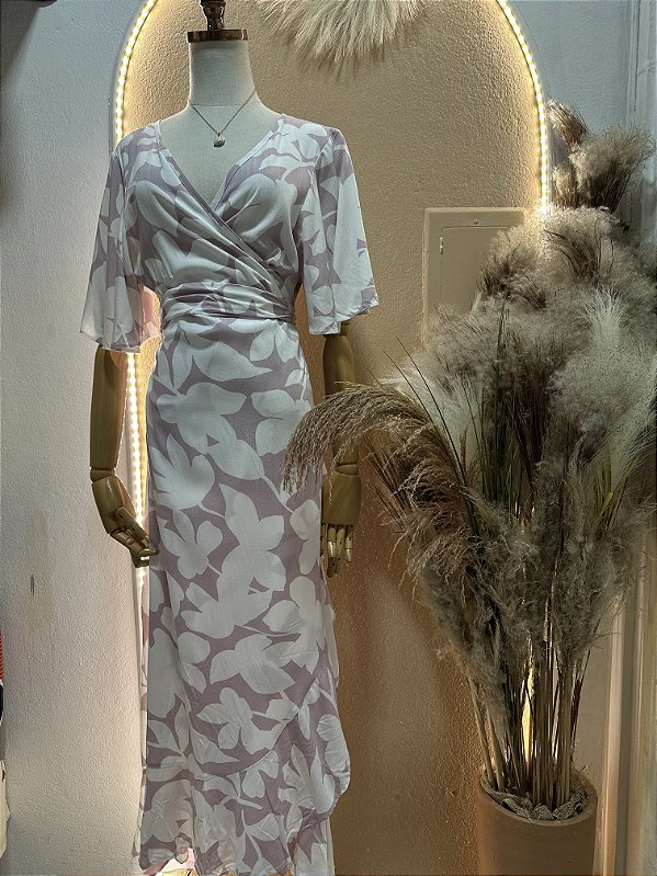 Vestido transpassado