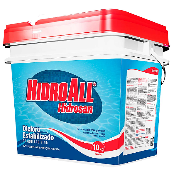 Cloro hidrosan (40% cloro ativo) HidroAll - 10kg