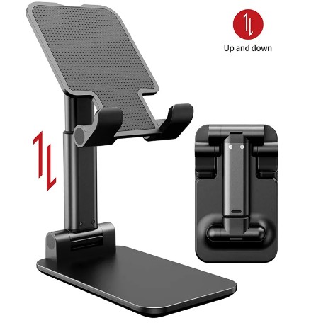 Suporte para celular de mesa móvel ajustável