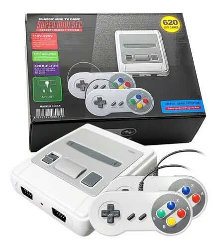 Video Game Super Mini 2 Controles 620 Jogos 8 Bits