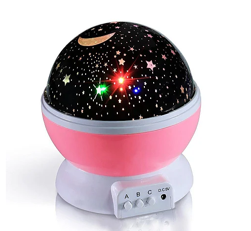 Luminaria Projetor Estrela 360 Star Night Light