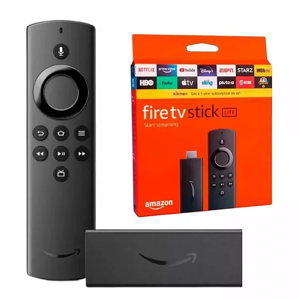 Fire TV Stick Lite | Streaming em Full HD com Alexa | Com Controle Remoto Lite por Voz com Alexa