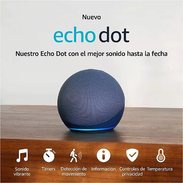 Echo Dot 5ª Geração Smart Speaker com Alexa - Azul