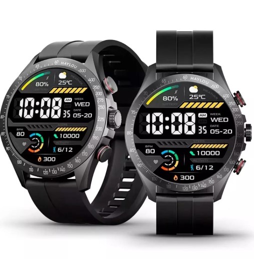 Smartwatch Xiaomi Haylou Solar Pro Amoled A Prova Dagua - Marrom