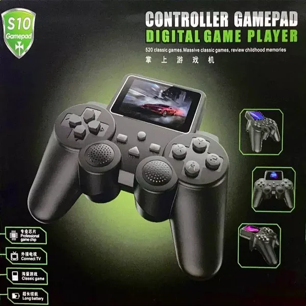 Console Gamepad S10 Game Stick 520 Jogos