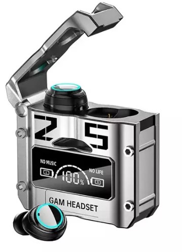 Fone de Ouvido Bluetooth 5.3 M25 J-60 TWS Original - Prata